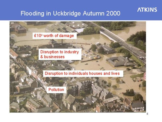 Flooding in Uckbridge Autumn 2000