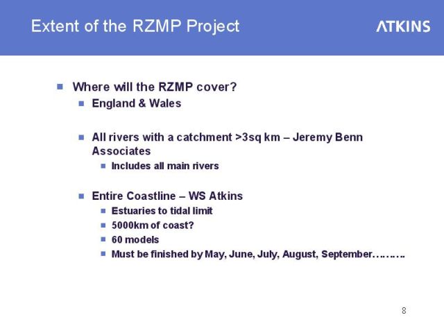 Extent of the RZMP Project